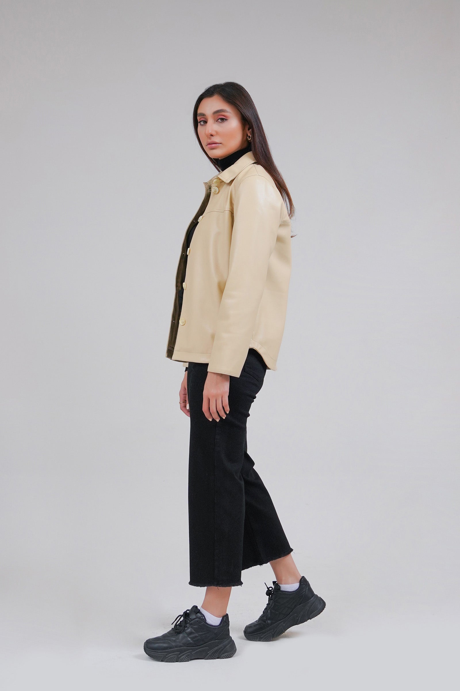 Button-up Shacket Beyond East Official