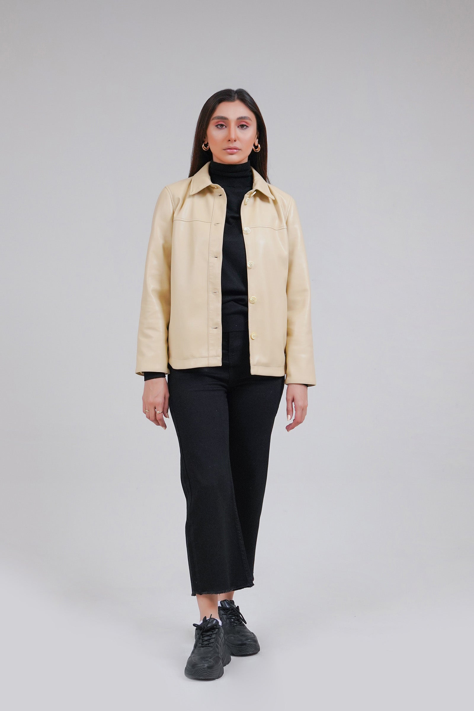 Button-up Shacket Beyond East Official