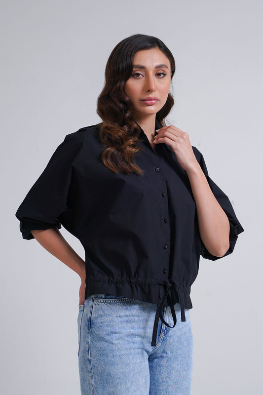 Cropped button up Shirt